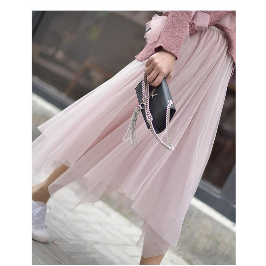 plusnao（プラスナオ） チュールスカート ロングスカート レディース