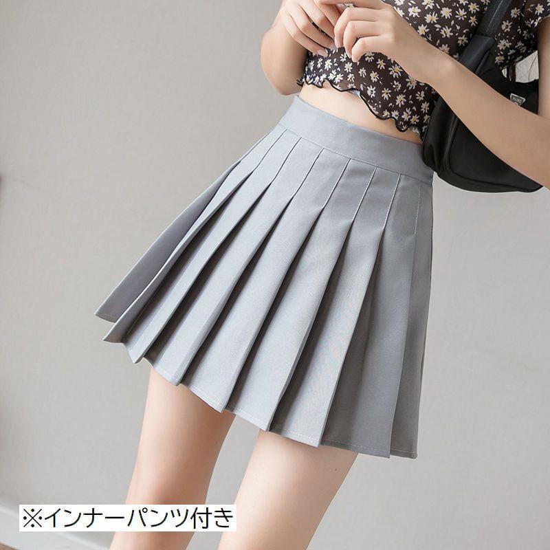 plusnao（プラスナオ） プリーツスカート スカート ミニ丈 インナー