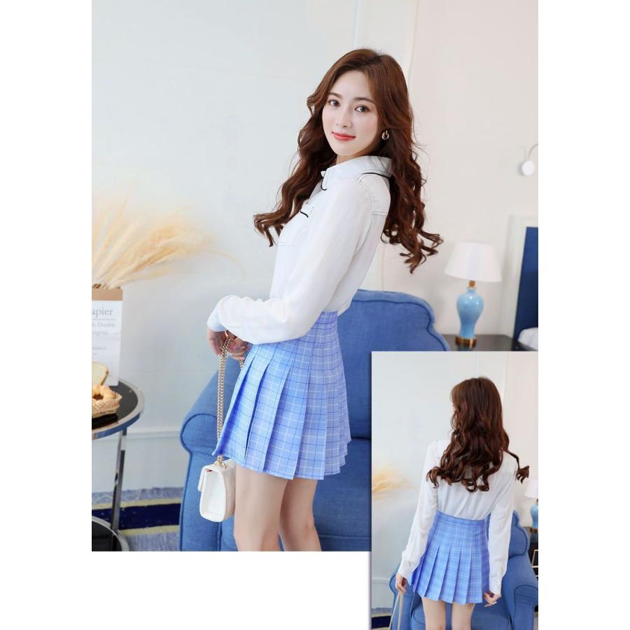 スカート プリーツ ミニスカート インナーパンツ付き ミニ丈 ショート  