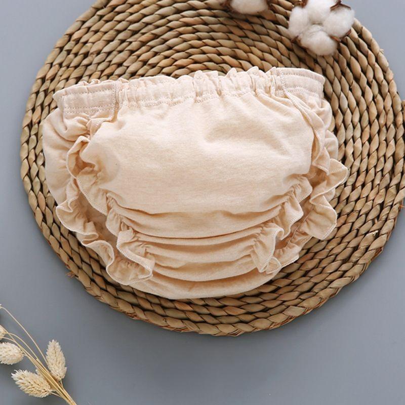 ブルマパンツ ベビー キッズ 赤ちゃん 女の子 ボトムス ショートパンツ カボチャパンツ ゴムウエスト フリル 無地 シンプル 可愛い お洒落 ナチュ | plusnao | 01