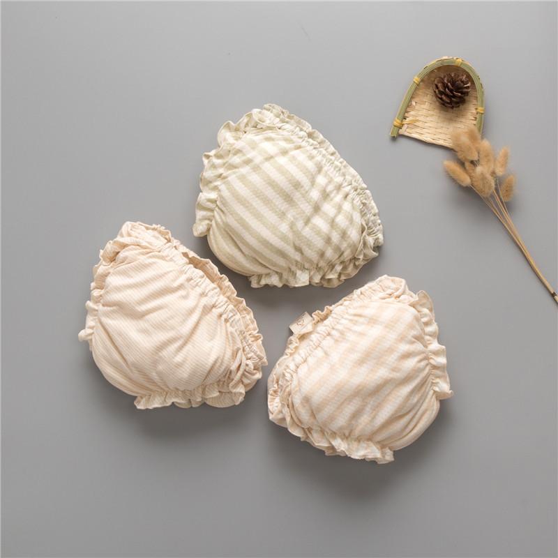 ブルマパンツ ベビー キッズ 赤ちゃん 女の子 ボトムス ショートパンツ カボチャパンツ ゴムウエスト フリル 無地 シンプル 可愛い お洒落 ナチュ | plusnao | 03