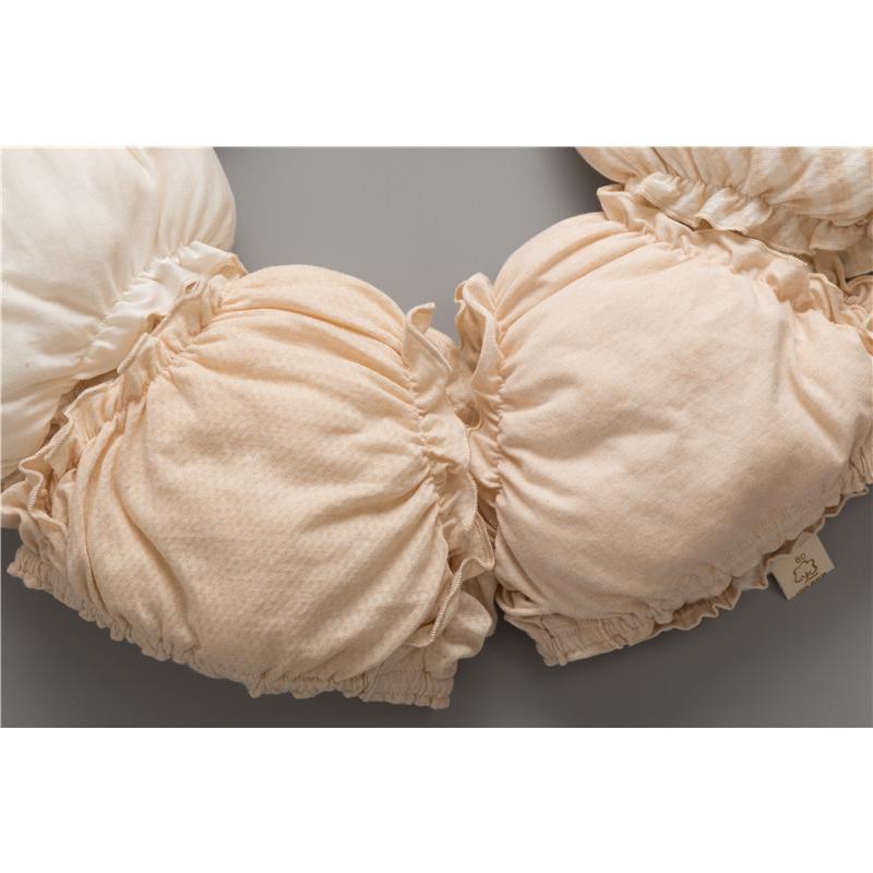 ブルマパンツ ベビー キッズ 赤ちゃん 女の子 ボトムス ショートパンツ カボチャパンツ ゴムウエスト フリル 無地 シンプル 可愛い お洒落 ナチュ | plusnao | 04