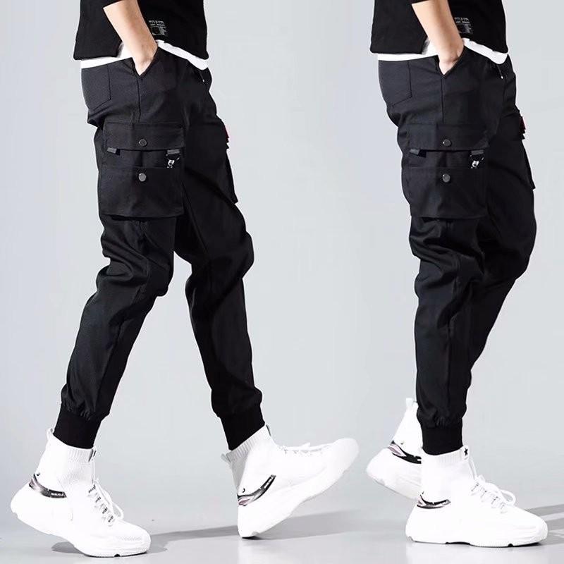 カーゴパンツ ジョガーパンツ テーパードパンツ 9分丈 メンズ ボトムス 長ズボン ロングパンツ ウエストゴム ウエスト紐 裾絞り シンプル 無地 単 プラスナオ Paypayモール店 通販 Paypayモール