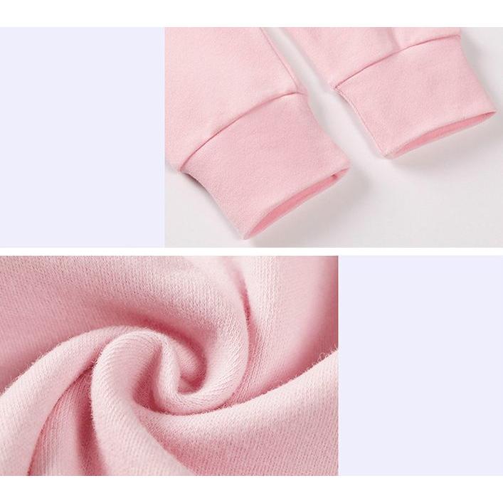 ロングパンツ 長ズボン ベビー キッズ 赤ちゃん 子供服 男の子 女の子 ボトムス ハイウエスト ウサギ クマ 動物 アニマル プリント 耳付き かわ | plusnao | 32