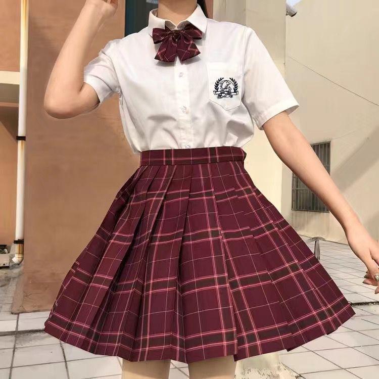 ミニスカート プリーツスカート レディース ミニ丈 スクールスカート 制服風 衣装 コスプレ 女子高生 チェック柄 春 夏 かわいい｜plusnao｜02