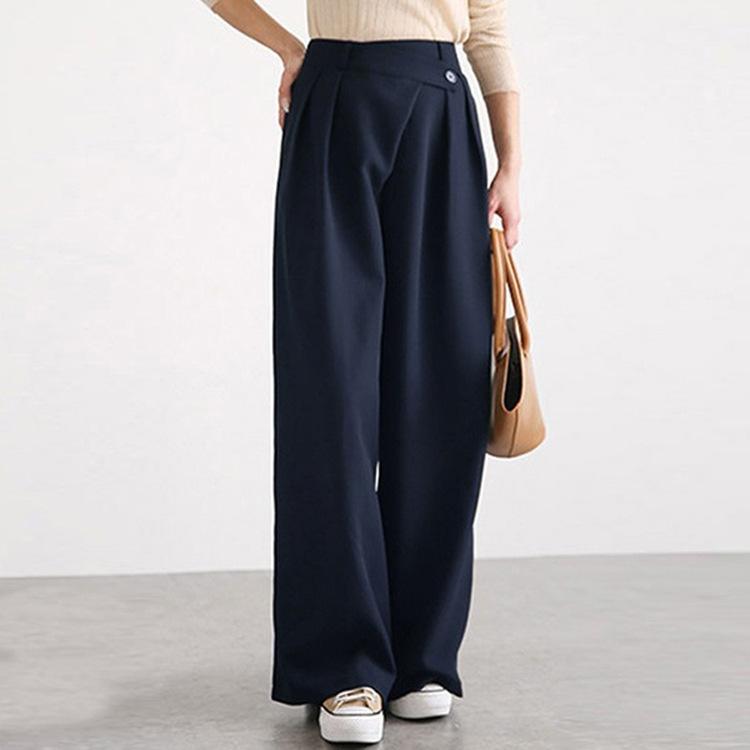 plusnao ロングパンツ ワイドパンツ レディース 女性用 ボトムス 長 