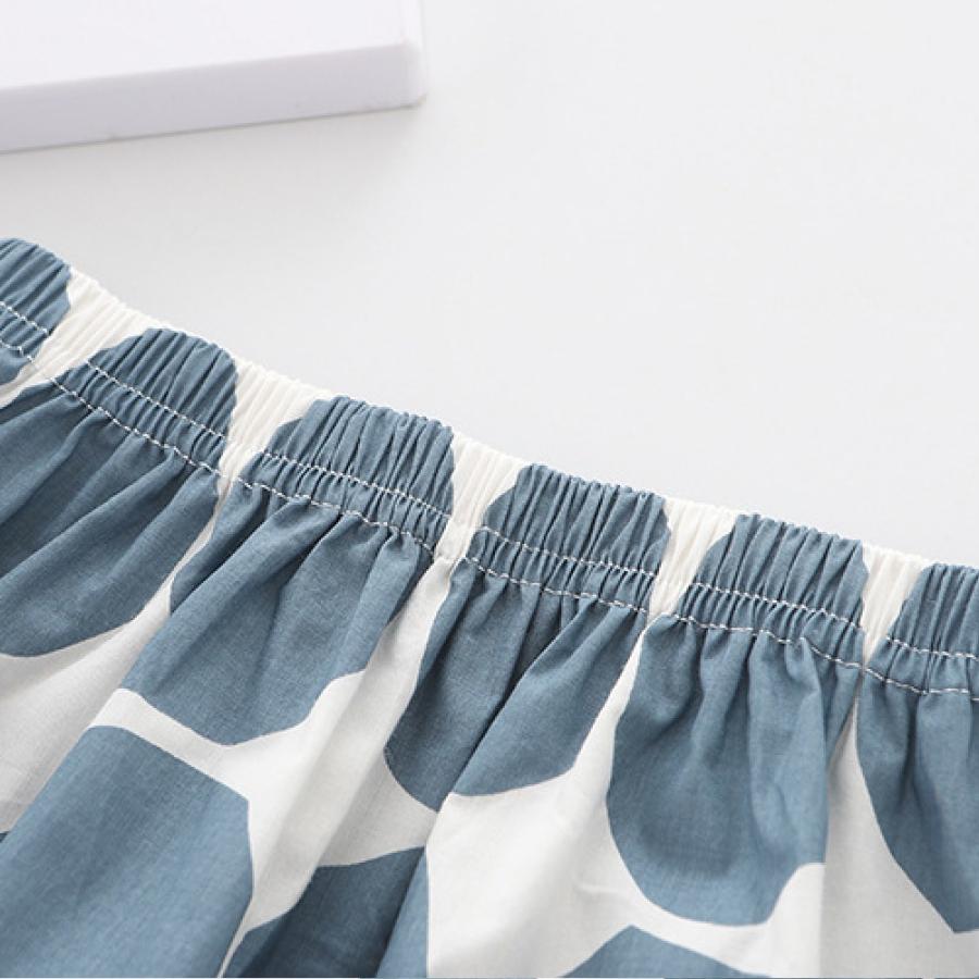 ブルマパンツ オーバーパンツ ショートパンツ かぼちゃパンツ べビー キッズ 赤ちゃん 子供 女の子 男の子 ボトムス 半ズボン 短パン ドット柄 水 | plusnao | 19