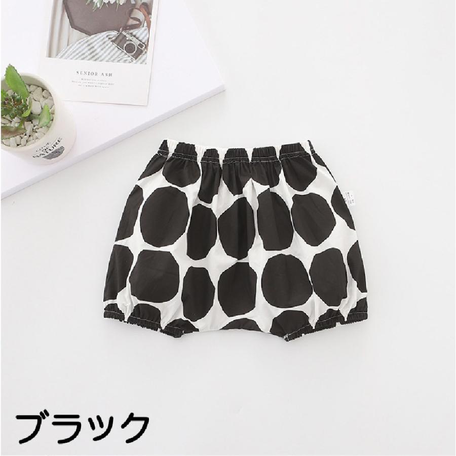 ブルマパンツ オーバーパンツ ショートパンツ かぼちゃパンツ べビー キッズ 赤ちゃん 子供 女の子 男の子 ボトムス 半ズボン 短パン ドット柄 水 | plusnao | 11