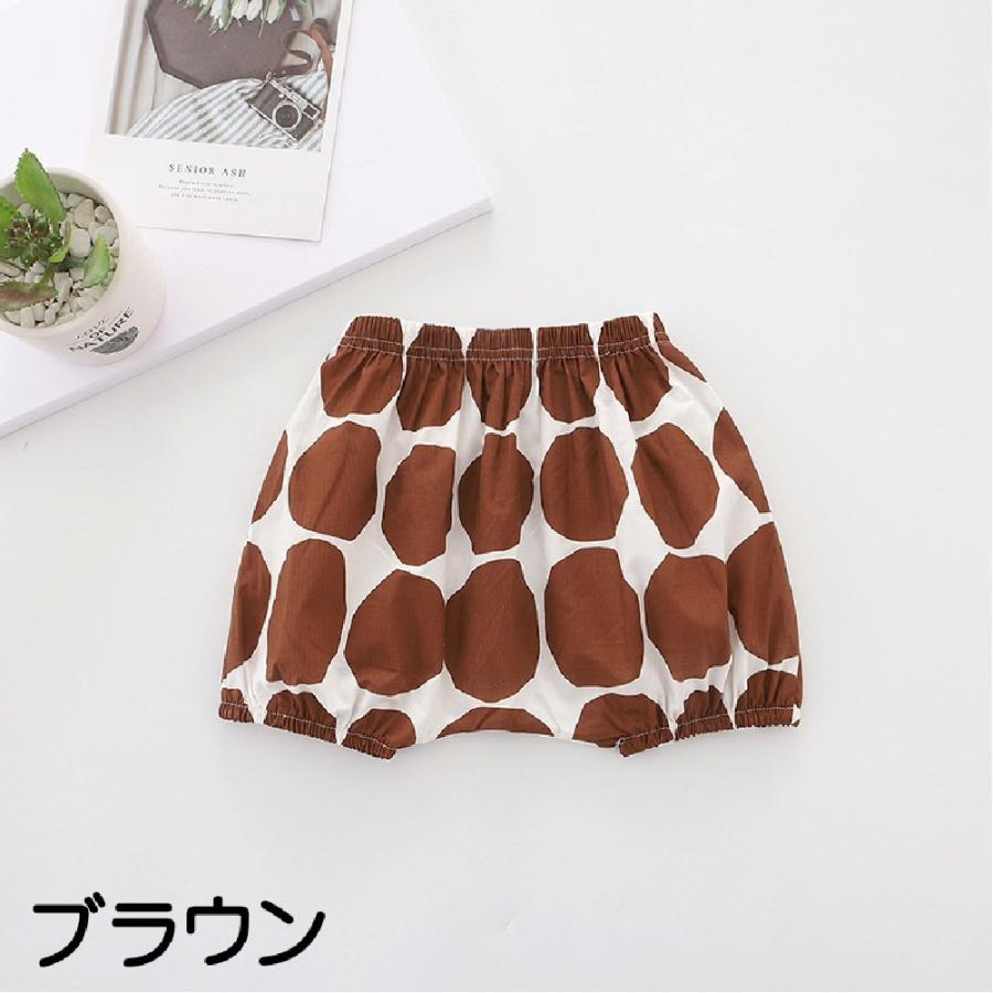 ブルマパンツ オーバーパンツ ショートパンツ かぼちゃパンツ べビー キッズ 赤ちゃん 子供 女の子 男の子 ボトムス 半ズボン 短パン ドット柄 水 | plusnao | 13