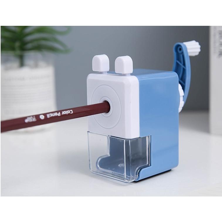plusnao（プラスナオ） 鉛筆削り器 コンパクト 小さめ 卓上 手動 回す