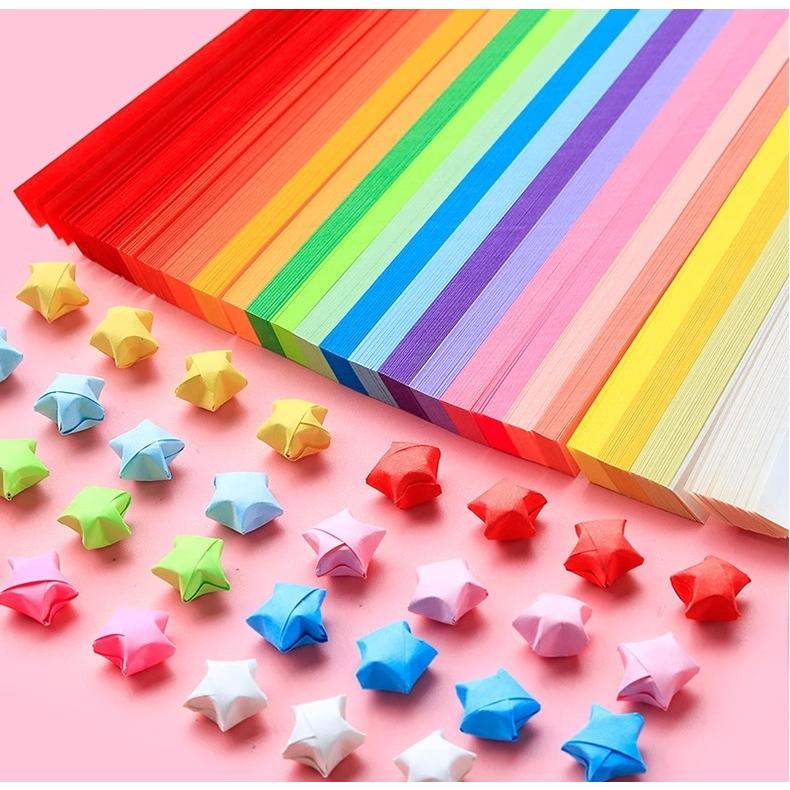plusnao（プラスナオ） ラッキースター用折り紙 540枚セット 星折り紙
