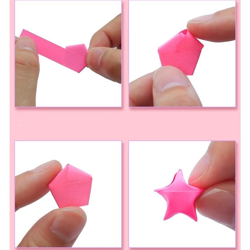 plusnao（プラスナオ） ラッキースター用折り紙 540枚セット 星折り紙