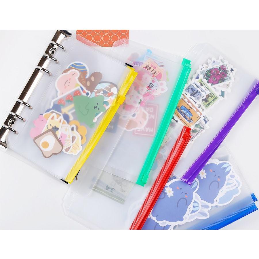 plusnao（プラスナオ） バインダー A6 6穴 リングファイル 手帳型