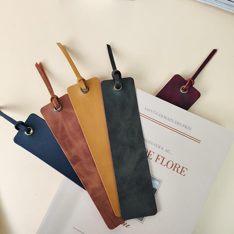 ブックマーク しおり 単品 無地 ブックマーカー レザー調 シンプル おしゃれ 栞 便利 読書 プレゼント 文具 事務用品 オフィス用品 キャット ブ | plusnao | 02