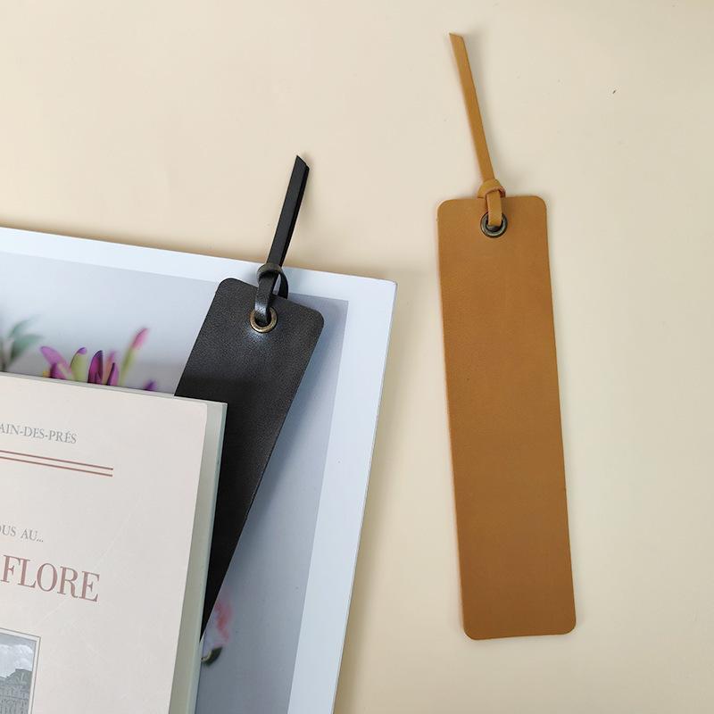 ブックマーク しおり 単品 無地 ブックマーカー レザー調 シンプル おしゃれ 栞 便利 読書 プレゼント 文具 事務用品 オフィス用品 キャット ブ | plusnao | 07