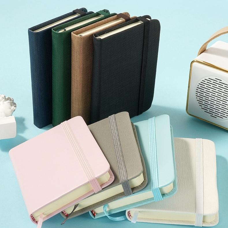 plusnao ミニノート A7 ストラップ バンド付き ポケットノート