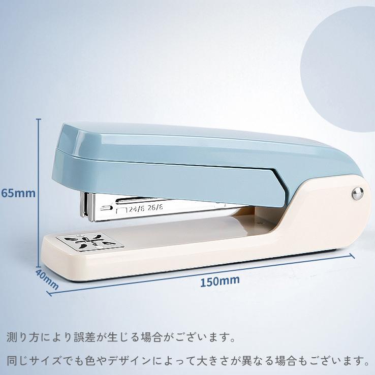 plusnao（プラスナオ） ステープラー 回転式 360度 タテ ヨコ 中綴じ