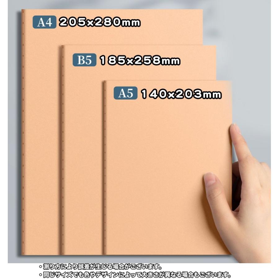 plusnao（プラスナオ） ノート メモ帳 手帳 B5 A5 A4 単品 1冊 無地