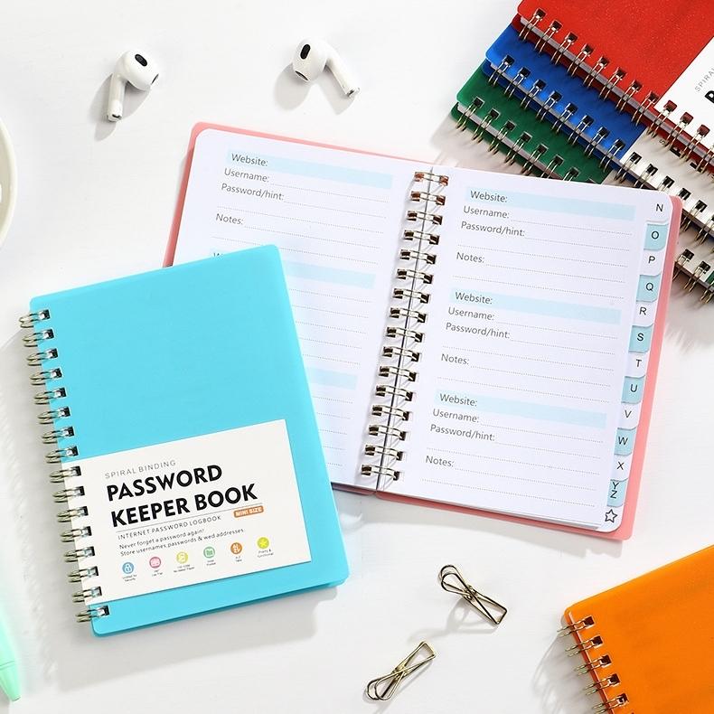 plusnao（プラスナオ） パスワードキーパーブック ノート A6サイズ