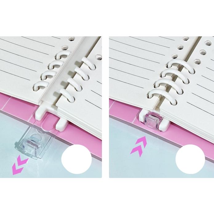 plusnao（プラスナオ） バインダー A5サイズ B5サイズ 8穴 リング