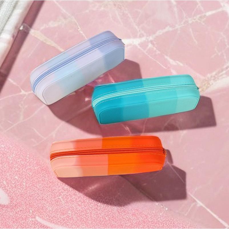 ペンケース 筆箱 ペン入れ ペンホルダー ファスナー カラバリ豊富
