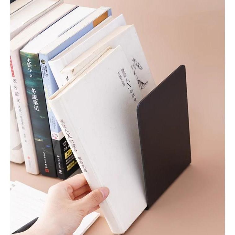 ブックスタンド ブックエンド 本立て シンプル L型 卓上 収納 本