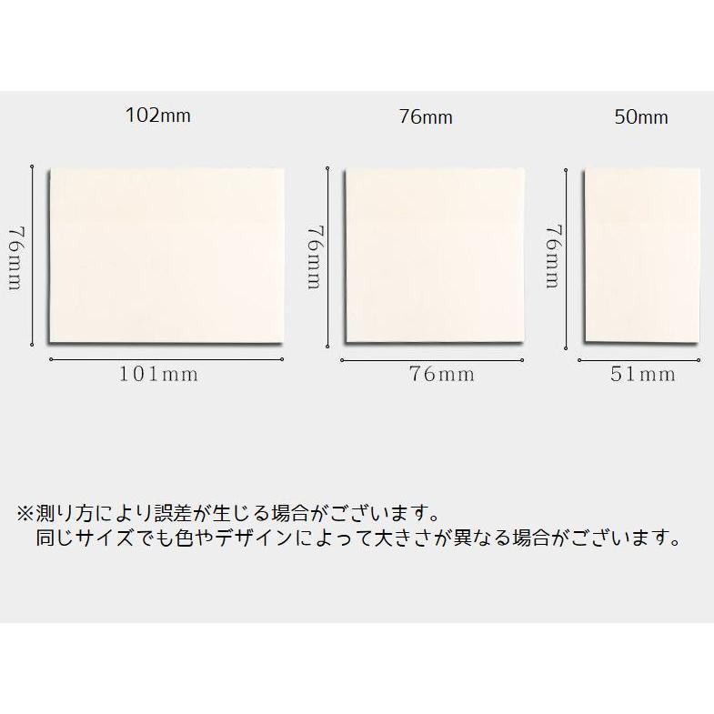 付箋 クリア ふせん 2個セット メモ メモ帳 フィルム付箋 半透明