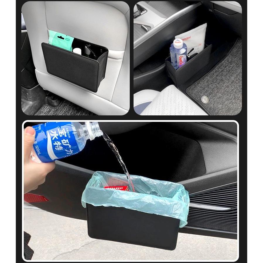 美品 自走用車椅子 引き取り限定 黒 布製シート ポケット付き シートポケット 車内収納ポケット 折り畳み 車用 ゴミ箱