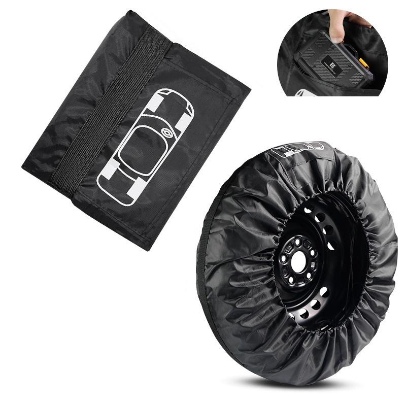 タイヤカバー 1本用 13から18インチ 19から23インチ スペアタイヤ 収納