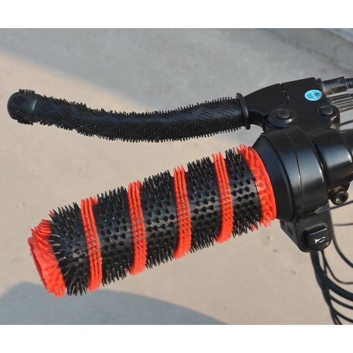 ハンドルグリップ ブレーキレバーカバー 4点セット 左右セット バイク