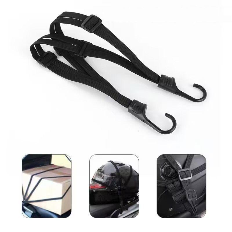 荷物固定ベルト 荷台用 バイク用 ロープ 荷物バンド 60cm 90cm フック