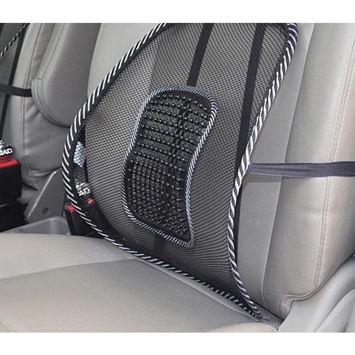 車用背もたれクッション シートクッション メッシュ 通気性 アーチ型