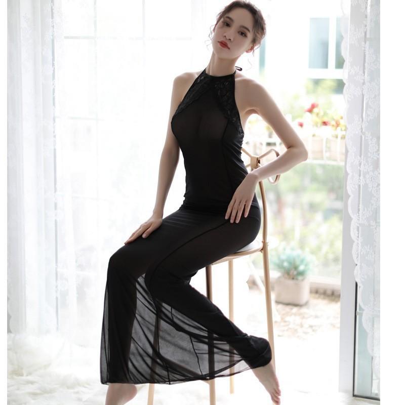 セクシーワンピース Tバックショーツ セット コスプレ衣装 レディース コスチューム トップス インナー 2点セット ロングワンピース 透け透け ホル プラスナオ Paypayモール店 通販 Paypayモール