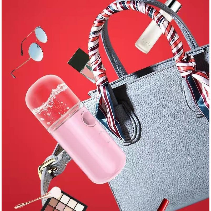 フェイススチーマー ハンディ ミスト 30ml 充電式 美顔器 美容器 保湿