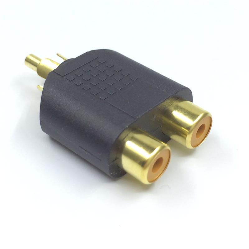 2分配アダプター 分配プラグ 2分配プラグ RCA 音響機器 音楽機器 マイク ヘッドホン スピーカー 家電製品 車載機器 | ブランド登録なし | 01