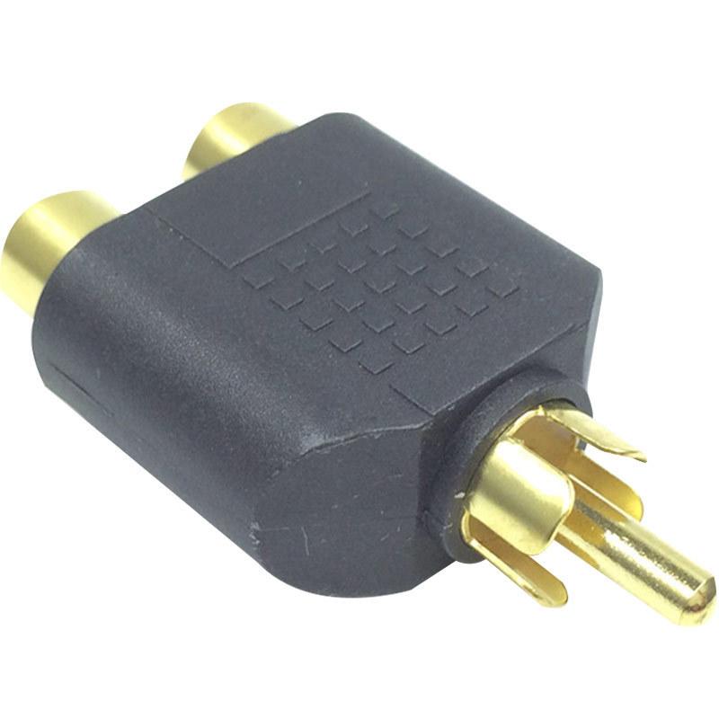 2分配アダプター 分配プラグ 2分配プラグ RCA 音響機器 音楽機器 マイク ヘッドホン スピーカー 家電製品 車載機器 | ブランド登録なし | 03