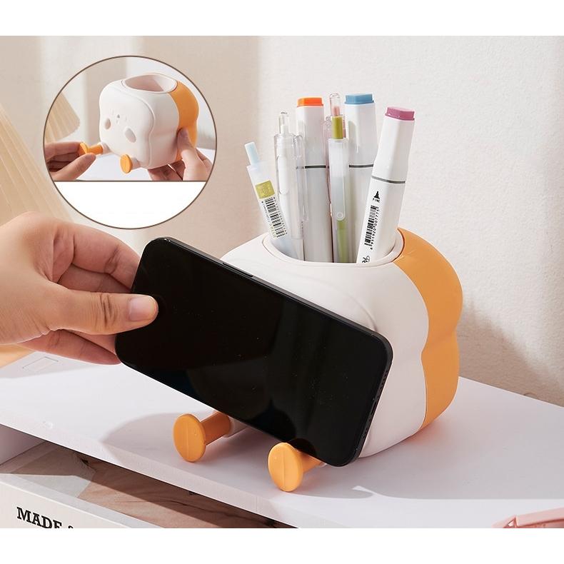ペン立て ペンホルダー ペンスタンド 鉛筆立て スマホスタンド 卓上