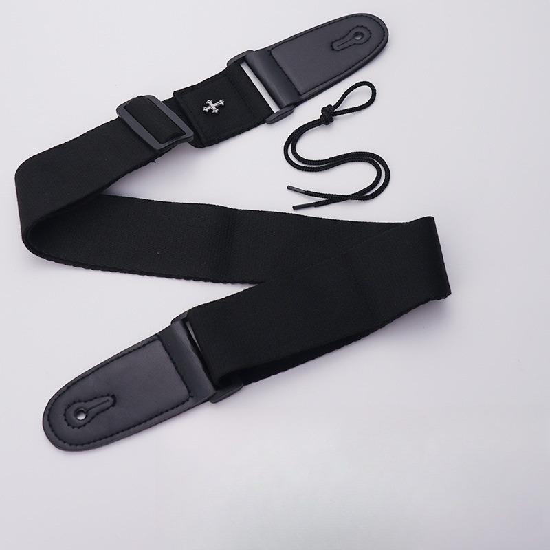 ギターストラップ 肩紐 十字架 クロス 肩掛け 調節可能 シンプル