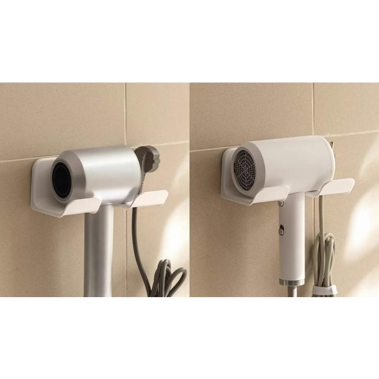 7個在庫あり　バスルームヘアドライヤーホルダー 壁取り付け　ドライヤーホルダー 壁に取り付けられた粘着ヘアドライヤーホルダー,ヘアドライヤー