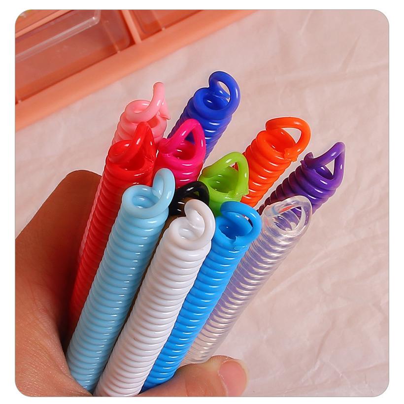 plusnao スパイラルキーチェーン 単品 1本 キーホルダー