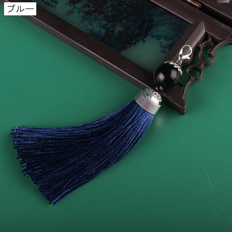 タッセル チャーム フリンジ カニカン付き アクセサリーパーツ DIY