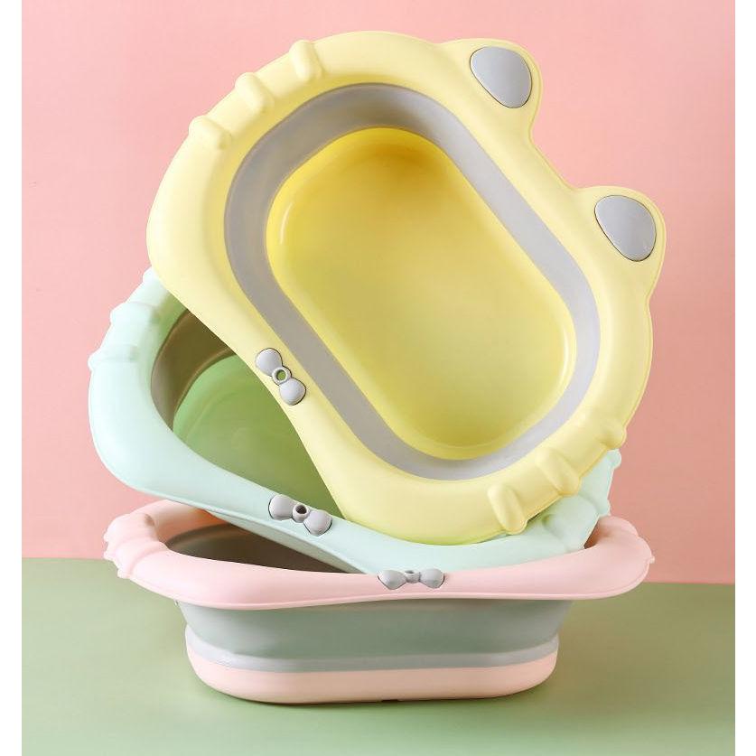 plusnao（プラスナオ） 洗面器 折りたたみ式 キッズ 子供用 たらい