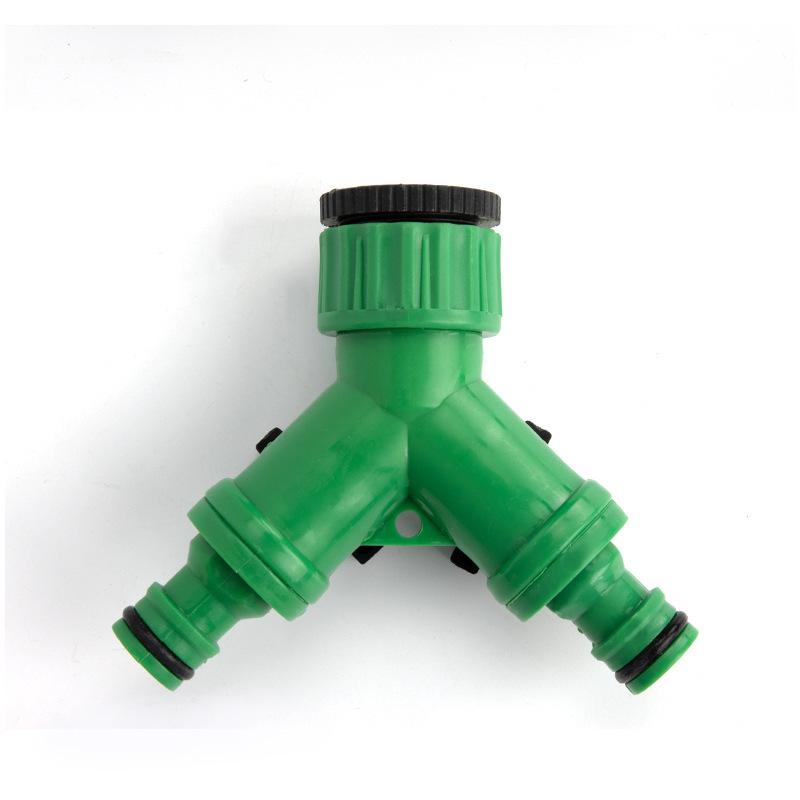 蛇口分岐アダプター 散水コネクタ ホースアダプター 2分岐 Y字型