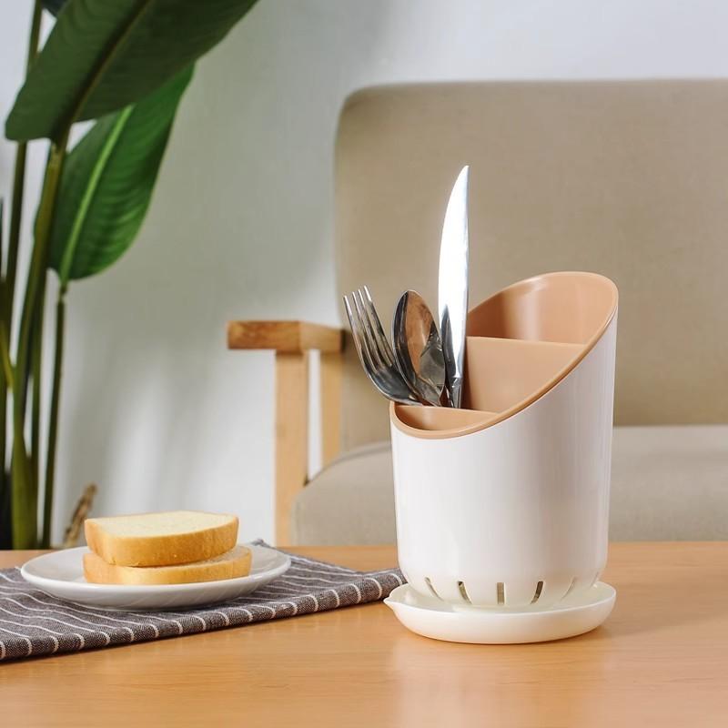 plusnao（プラスナオ） カトラリースタンド 箸立て 箸入れ 水切り 整理