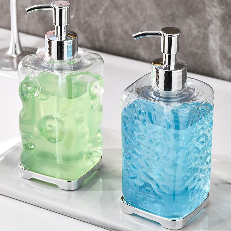 ソープディスペンサー プッシュ式 420 480ml ボトル 容器 詰め替え 詰