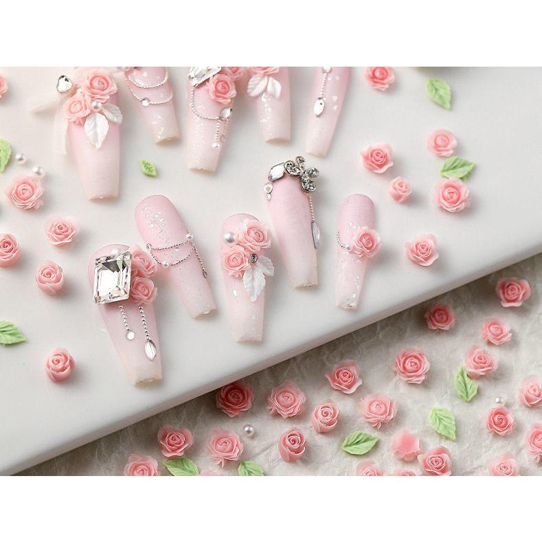 ネイルパーツ 40個セット ネイルアート 3D 立体 ネイル パーツ 飾り