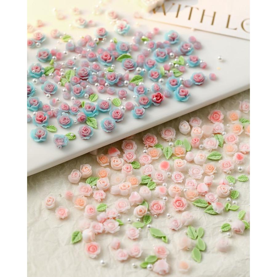 ネイルパーツ 40個セット ネイルアート 3D 立体 ネイル パーツ 飾り