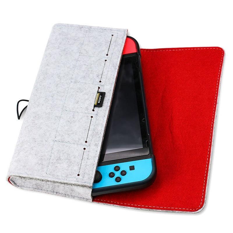 Nintendo Switch用ケース Switch Lite スイッチ 保護 フェルト 衝撃
