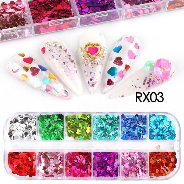 【219種のネイルパーツ】多色 透明ケース付き★ 219種のネイルパーツ】多色 透明ケース付き☆