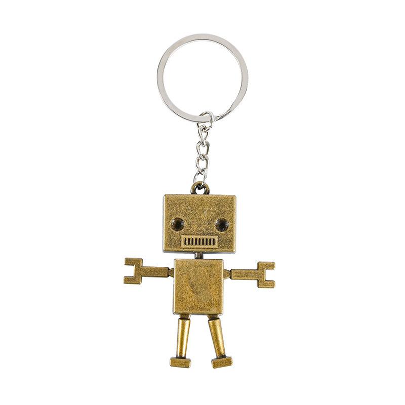 キーホルダー キーリング ロボット メカ レトロ ユニーク かわいい